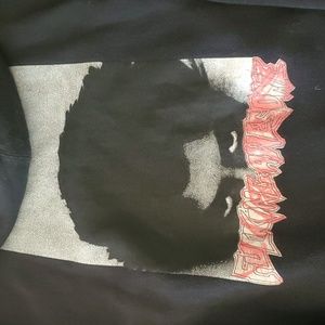 vintage FA, black hoodie, size M, 100% cotton